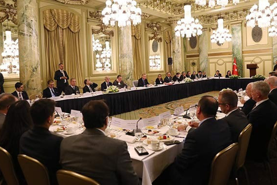 Cumhurbaşkanı Erdoğan, ABD’de Yuvarlak Masa Toplantısı'na katıldı